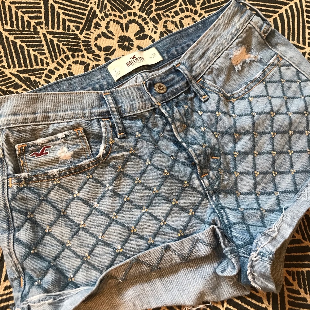 Hollister Jean diamond shorts 💎